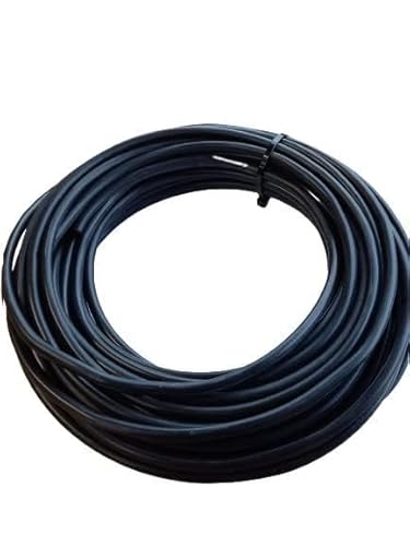 Ali's DIY 3 Core 1.0mm Black Flex Electric Cable, 20 meters, Copper, for Indoor and Outdoor Use