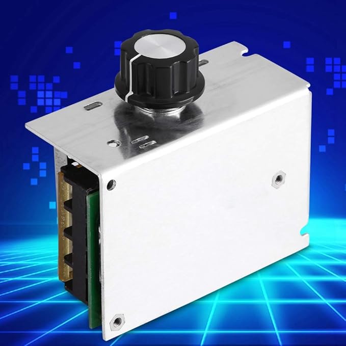 Eujgoov High Power 4000W 220V AC SCR Voltage Regulator Motor Speed Controller Electric Adjustable Speed Controller