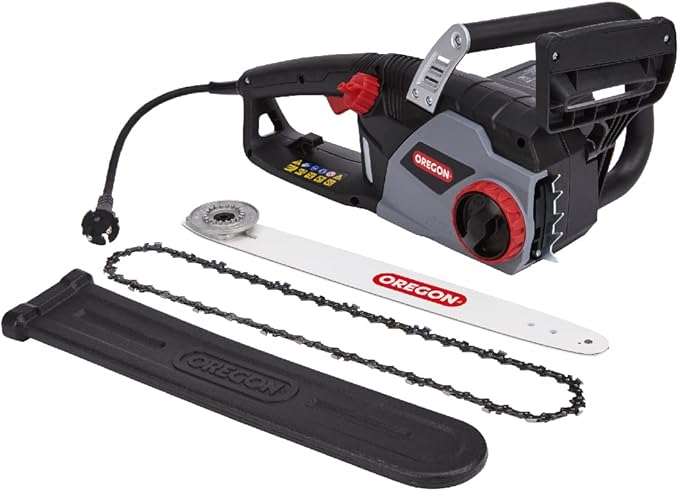 Oregon 2400W Powerful Electric Chainsaw with 16-Inch (40 cm) Bar, 230V Motor, ControlCut Technology, Quiet Lightweight Corded Saw Chain with 3 Year Warranty (CS1400)