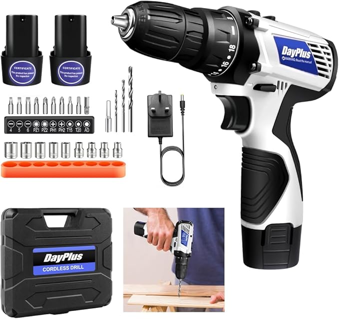 BRIEFNESS Cordless Power Drill