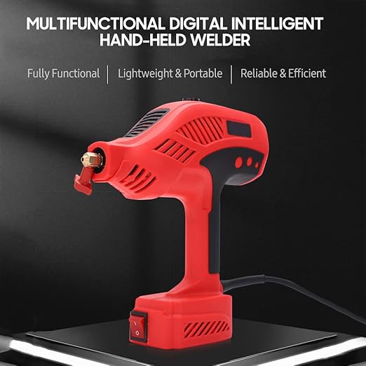 OUNA Electric Welding Machine, Portable DC Electric Welding Machine Multifunctional Hand-held Welder Digital Display LCD Welder 220V
