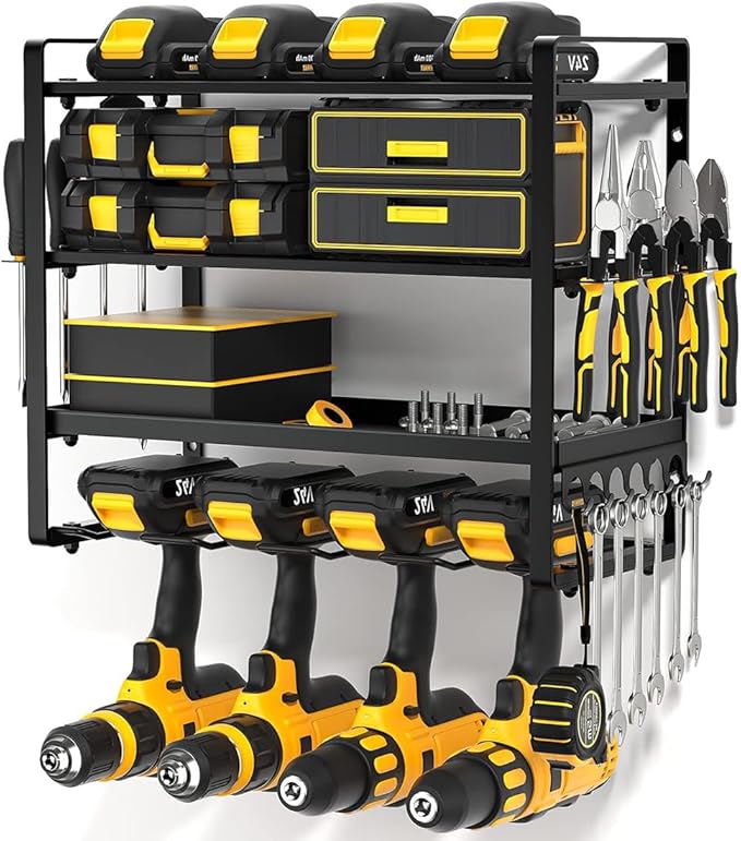 SYAMEET 4-Tier Power Tool Organizer 