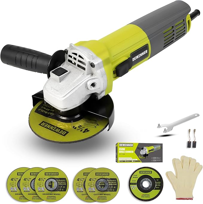 DEWINNER 850W Professional Angle Grinder