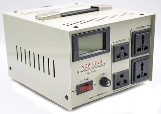 Newstar SVC500 Power Converter Regulator Stabilizer Voltage Transform LCD Display