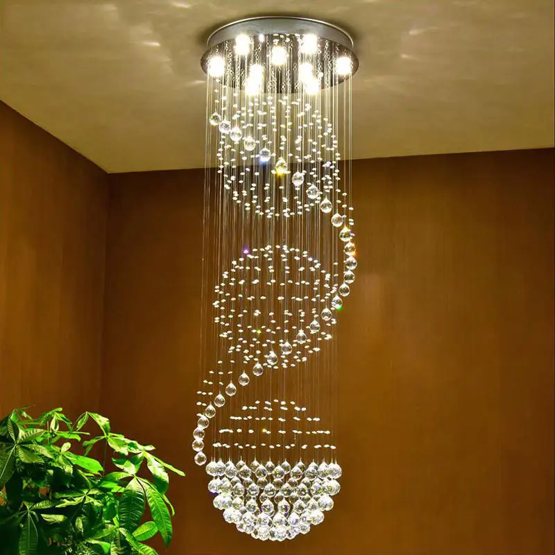 Crystal K9 Rain Drop Chandeliers